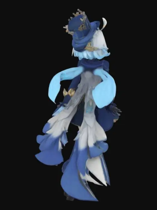 3D model for Character in Blue Coat