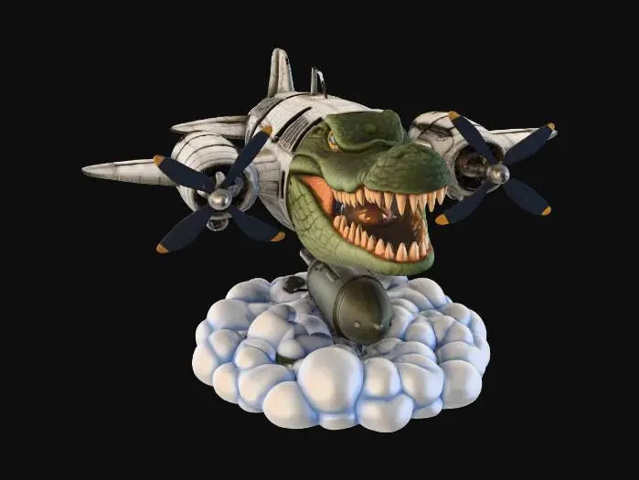 3D model for SkyGator Bomber