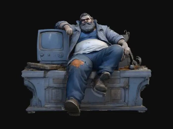 3D model for Deadly Sin: Sloth, #villain#