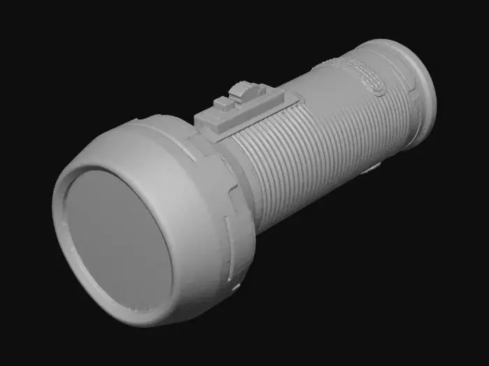 3D model for Retro Flashlight