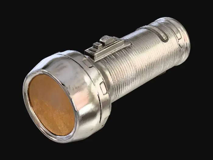 3D model for Retro Flashlight
