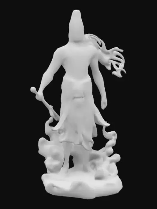3D model for Asian God Sculpture
