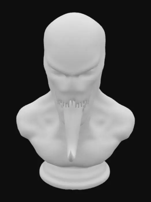 3D model for Venomous Grin Bust