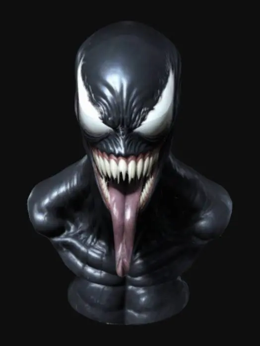 3D model for Venomous Grin Bust