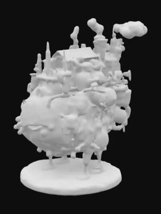 3D model for Steampunk Castle Creature