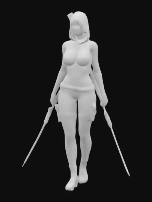3D model for Assassin in Pink