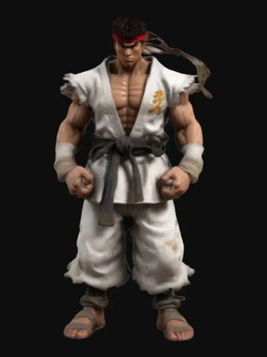 3D model for Street Fighter Warrior