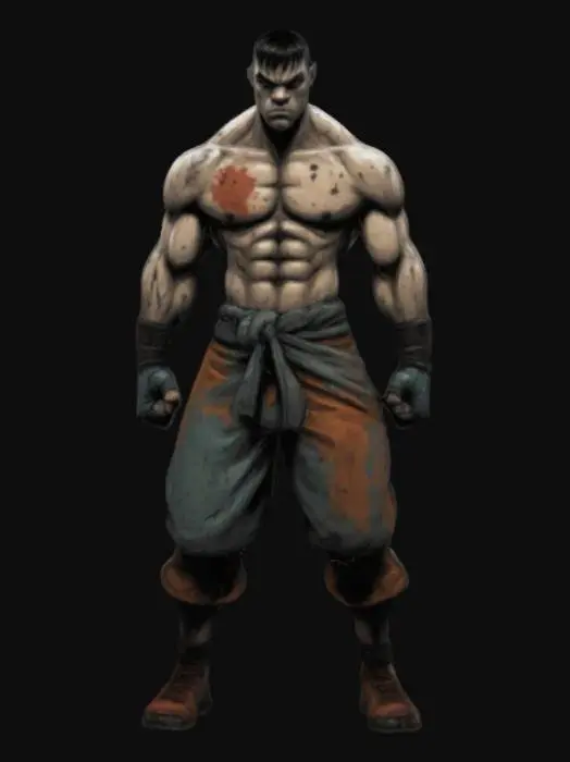 3D model for Warrior of the Fist