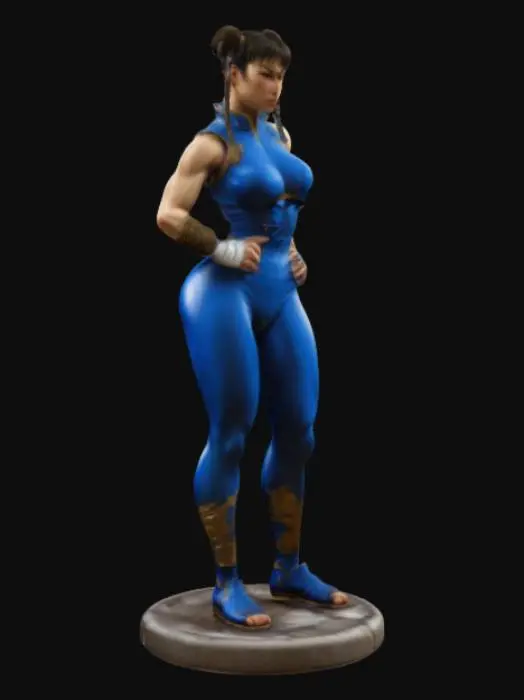 3D model for Chun-Li 