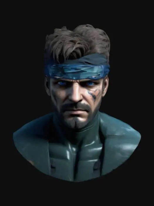 3D model for Solid Snake