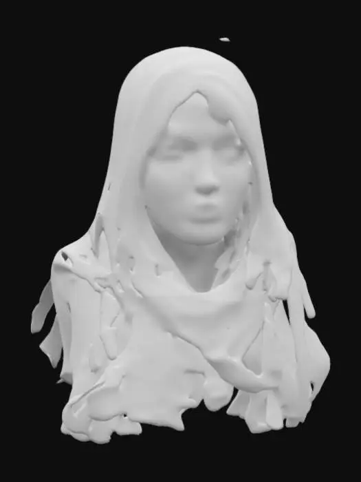 3D model for Afghan Girl National Geographic , #women#