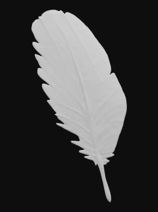3D model for Iridescent Feather