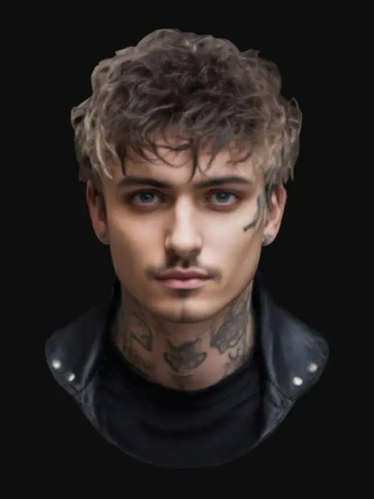 3D model for Male Bust 001