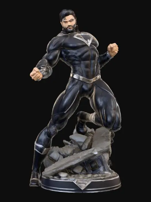 3D model for Dark Hero Emerges