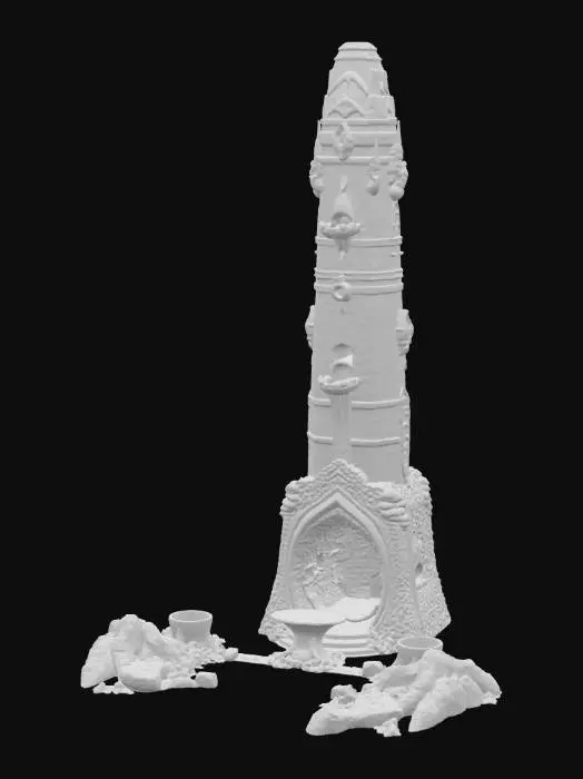 3D model for A massive dwarven-style forge carved deep into stone caverns, rendered in Unreal Engine. Lava flows illuminate giant anvils, hammers, and gears, casting the whole chamber in fiery red-orange glow. Chains hang from the ceilings, and molten metal pours through channels into glowing vats. Embers float in the air, enhanced with particle effects. Textures highlight soot-stained stone, glowing iron, and scorched steel. The atmosphere conveys raw industrial power and ancient craftsmanship.