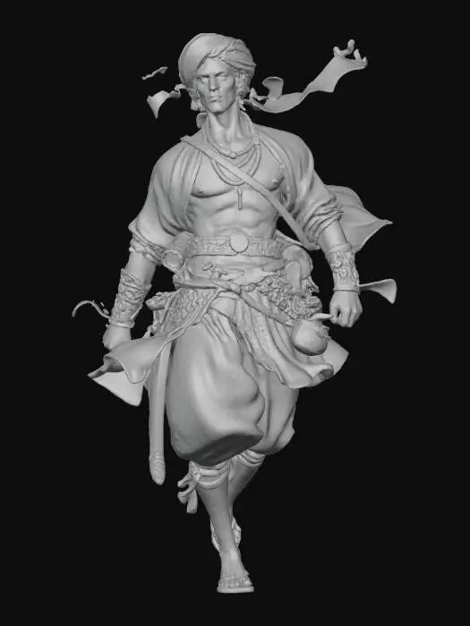 3D model for Sinbad, Prince of the Seven Seas