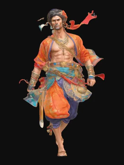 3D model for Sinbad, Prince of the Seven Seas