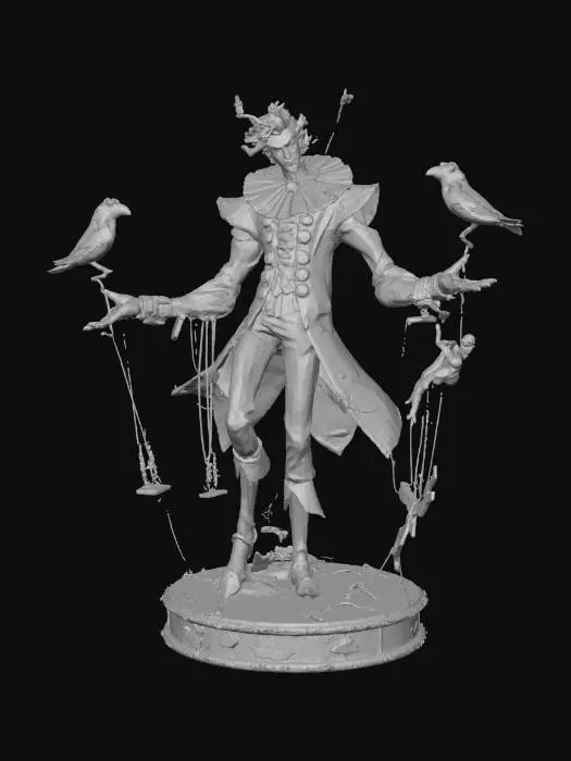 3D model for Guillaume, Le Marionnettiste , #villain#