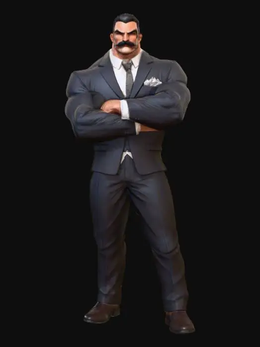 3D model for Dante, The Enforcer, #villain#