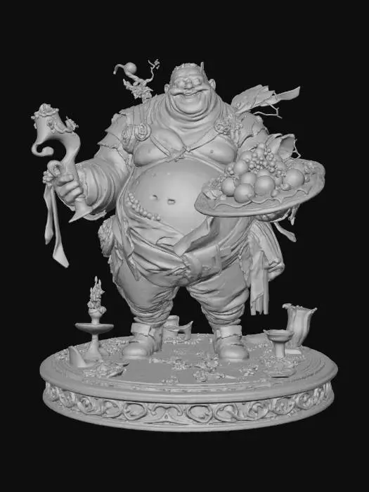 3D model for Deadly Sin: Gluttony, #villain#