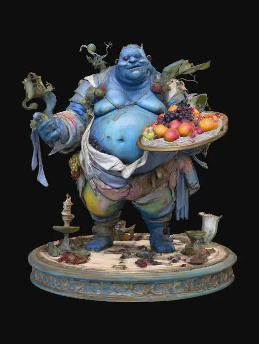 3D model for Deadly Sin: Gluttony, #villain#
