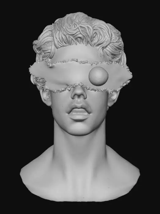 3D model for Cosmic Visionary #surreal#