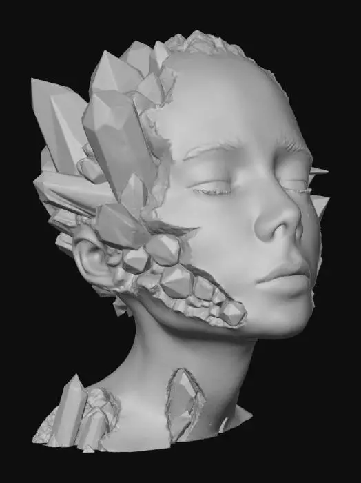 3D model for Crystal Euphoria #surreal#