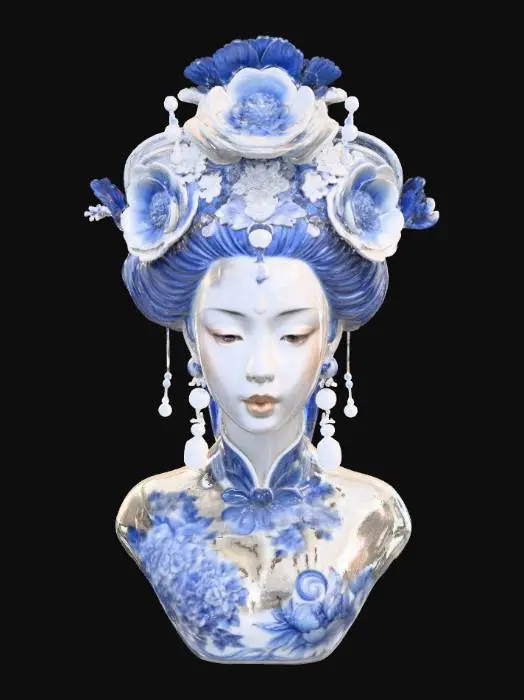 3D model for Porcelain Elegance