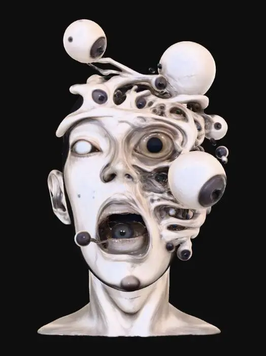 3D model for The Unraveling #halloween# #Ito#