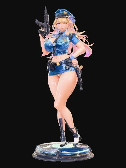 3D model for Oh no! I'm Under Arrest.