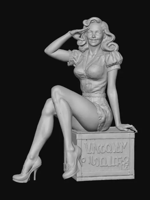 3D model for Pin-Up Salute