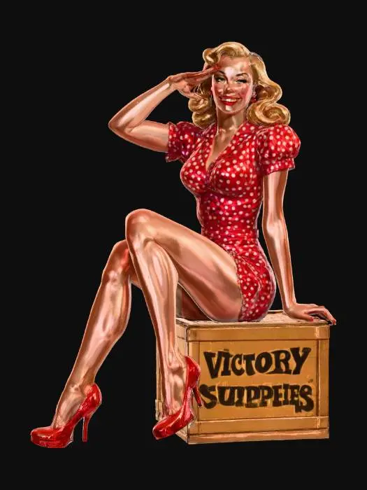 3D model for Pin-Up Salute