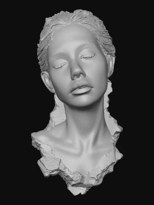 3D model for Eruption of Serenity #surreal#