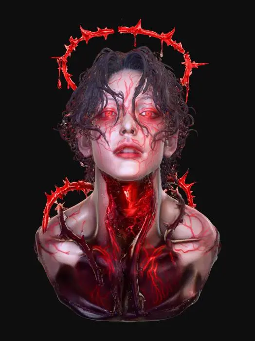 3D model for Crimson Nightmares