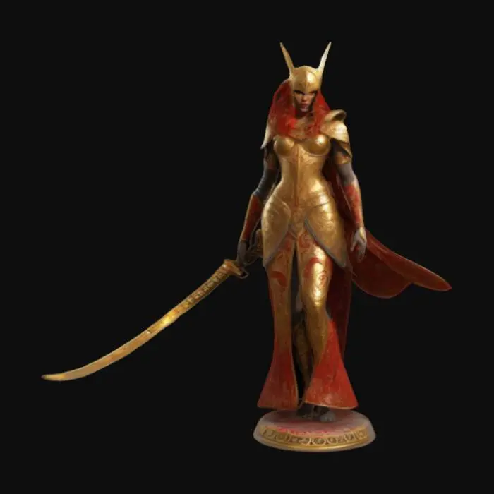 3D model for Malenia "Goddess of Rot"
