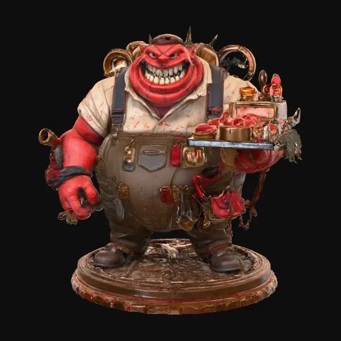 3D model for Deadly Sin: Gluttony, #villain#