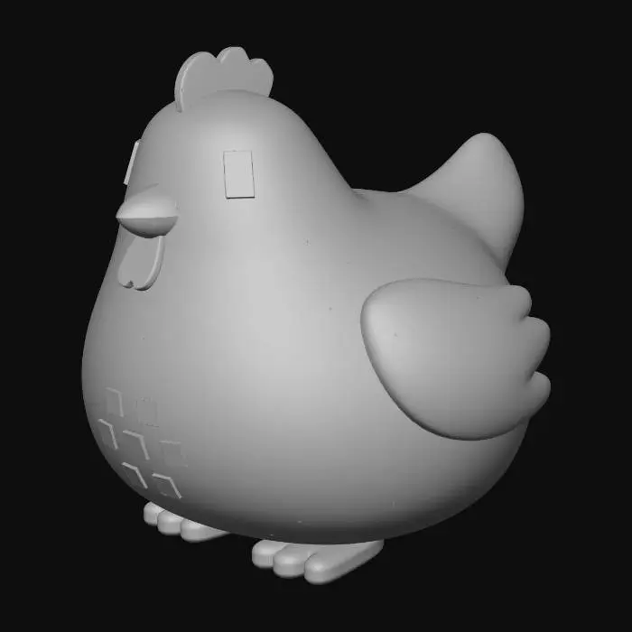 3D model for stardew valley chicken