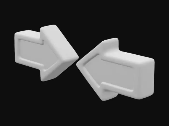 3D model for Opposing Arrows