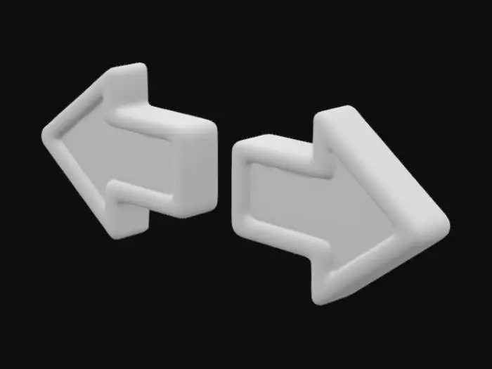3D model for Opposing Arrows