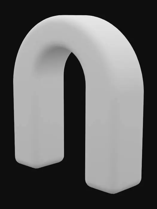 3D model for Magnetic Tricolor U-Bend