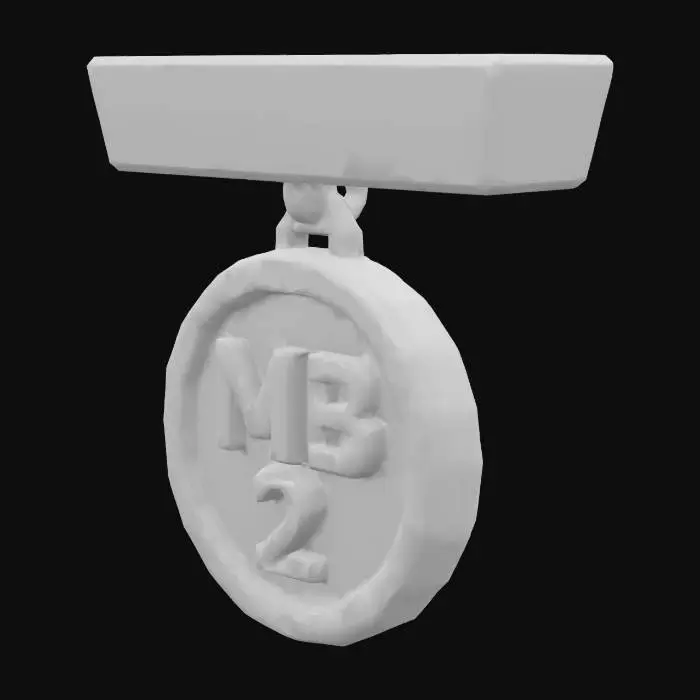 3D model for Medal of Achievement