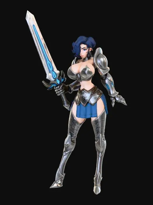 3D model for Warrior's Resolve