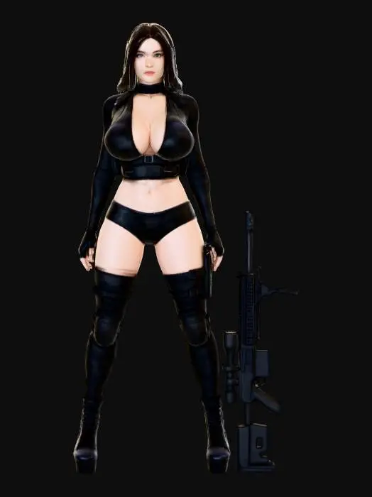 3D model for Stealth Operative