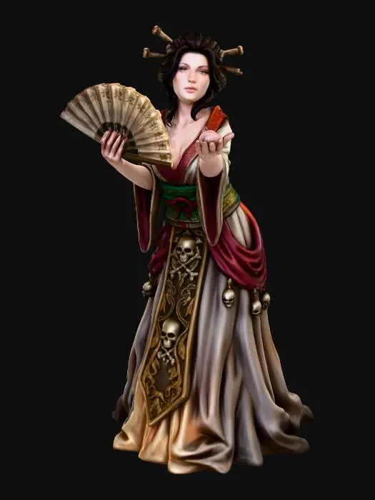 3D model for Fan of Fate