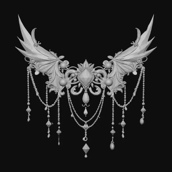 3D model for Winged Elegance, #Halloween2025#