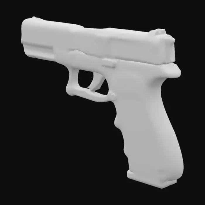 3D model for Anime Pistol Art
