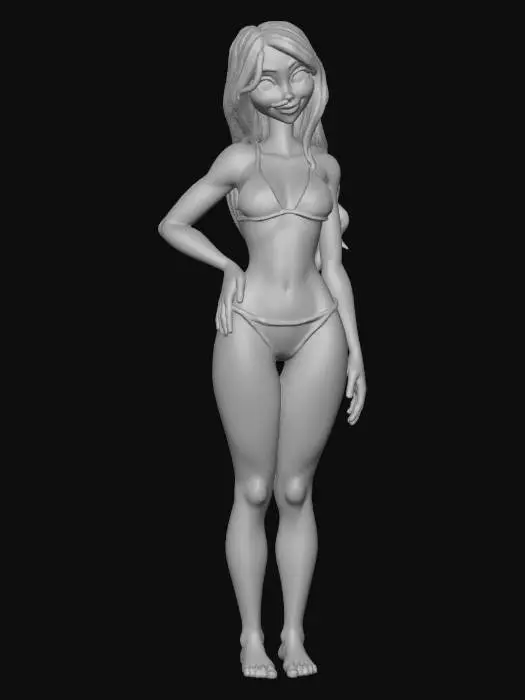 3D model for Create a bikki babe