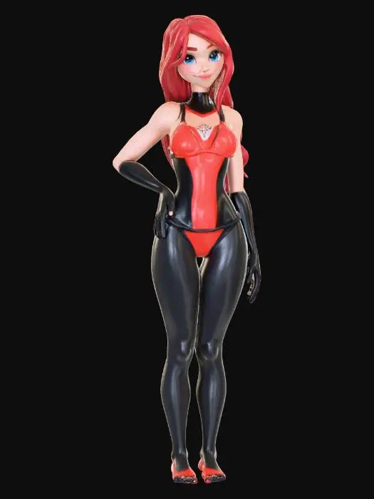 3D model for Create a bikki babe