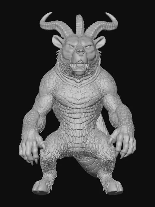 3D model for Beast Guardian