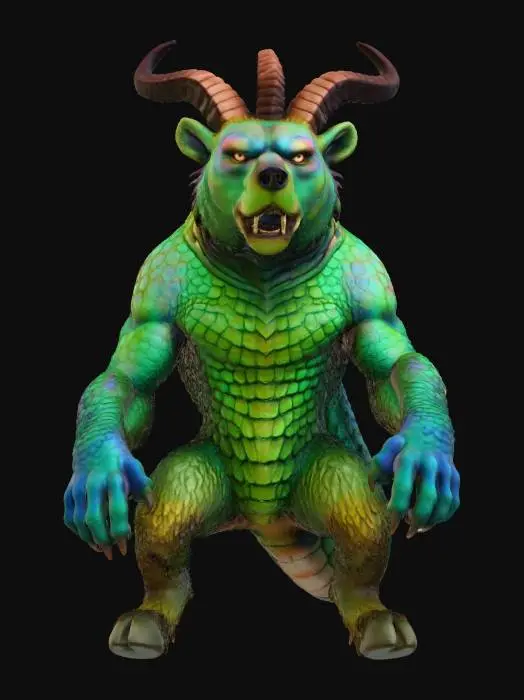 3D model for Beast Guardian